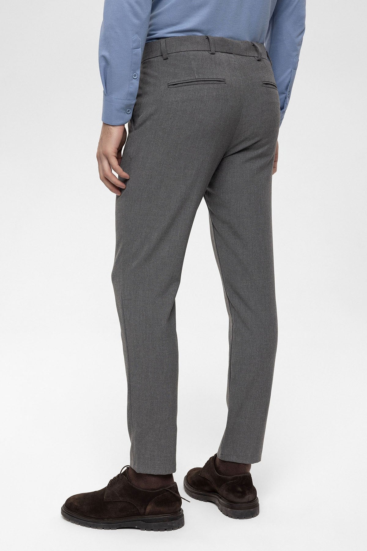 Erkek Aksesuar Detaylı Slim Fit Pantolon