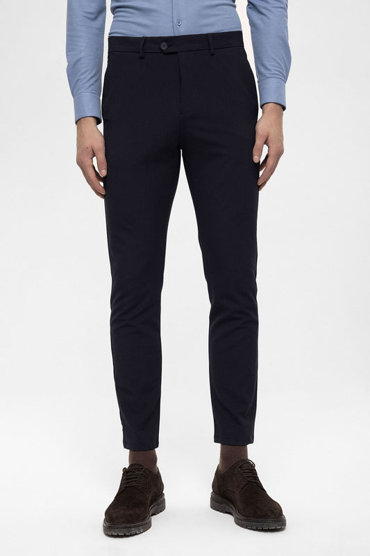 Erkek Aksesuar Detaylı Slim Fit Pantolon