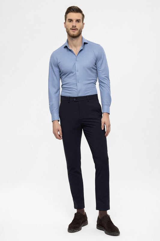 Erkek Aksesuar Detaylı Slim Fit Pantolon