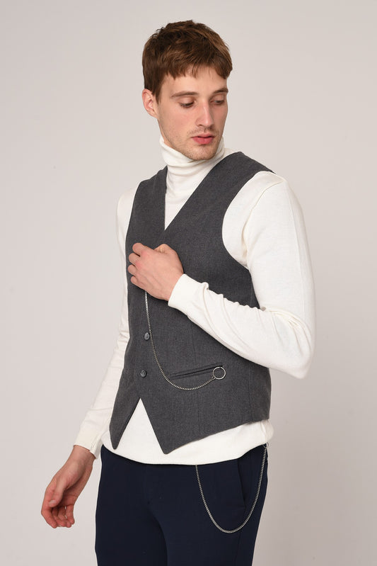 Antioch Slim Fit Erkek Yelek