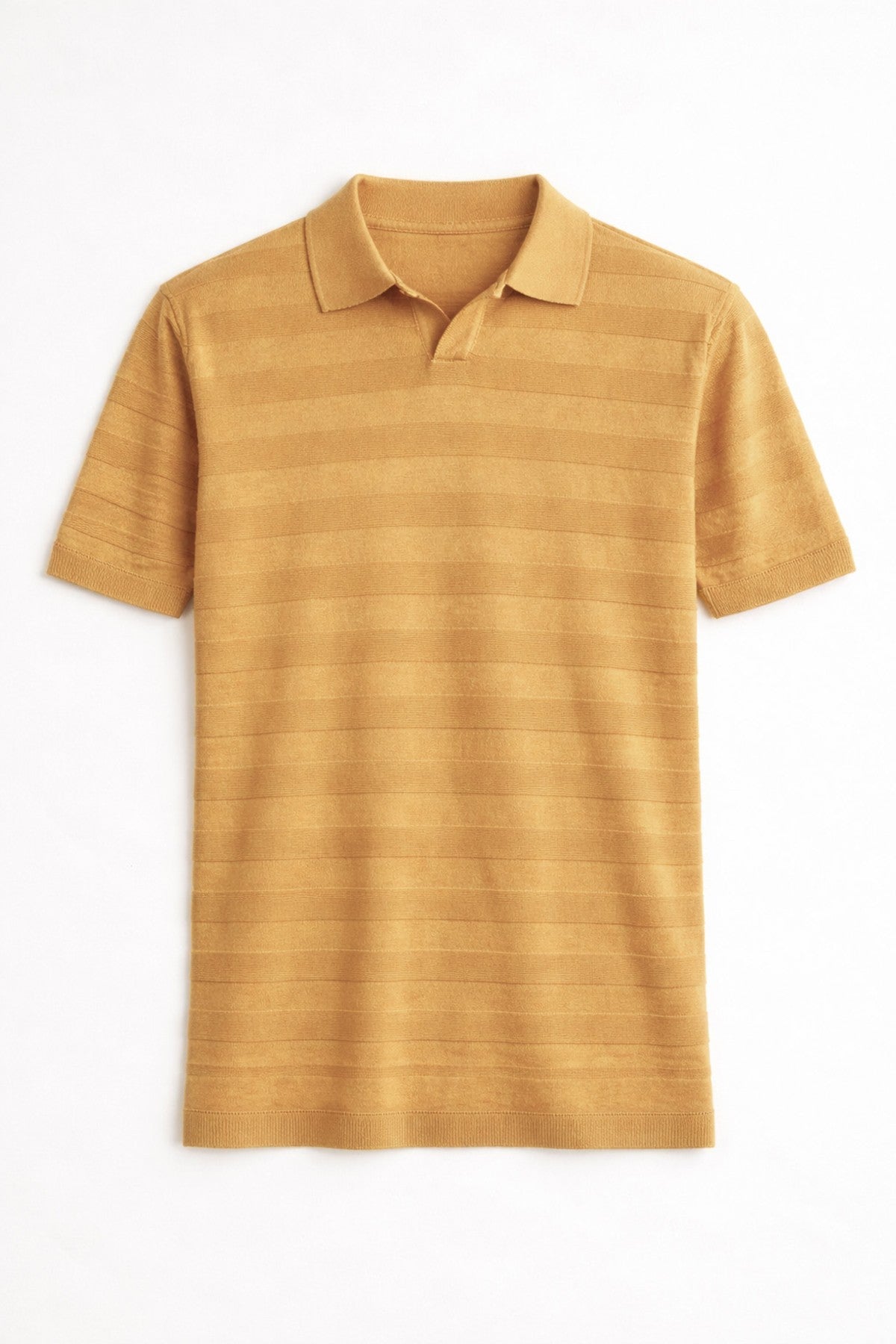 Antioch Siyah Şeritli Polo Yaka Desenli Triko T-Shirt