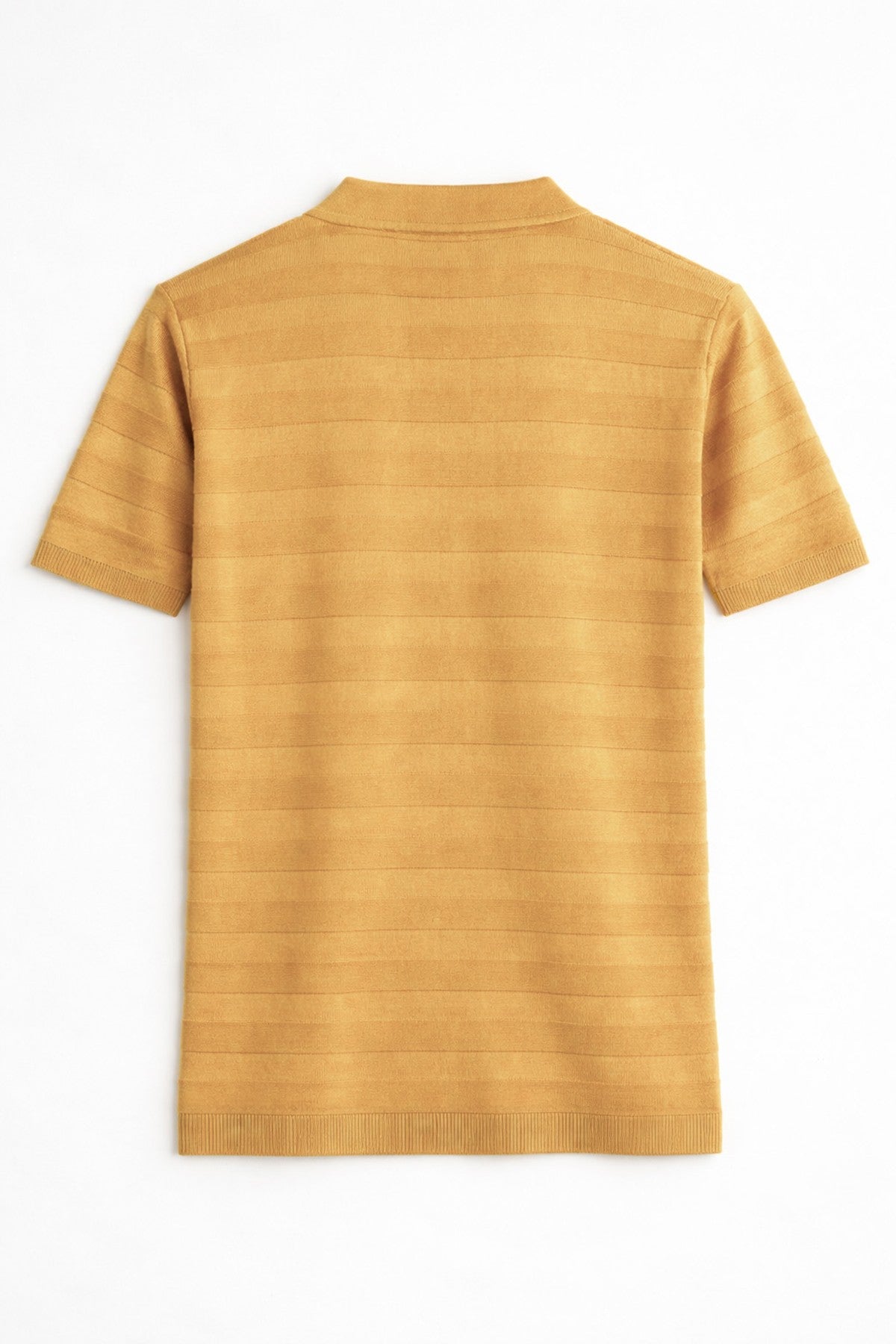 Antioch Siyah Şeritli Polo Yaka Desenli Triko T-Shirt