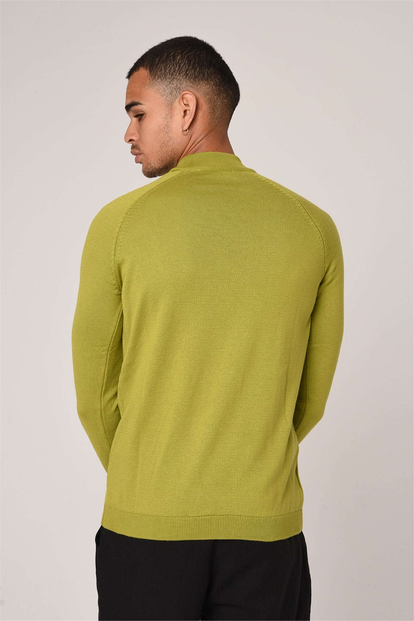Antioch Saks Yarım Balıkçı Yaka Slim Fit Triko Kazak
