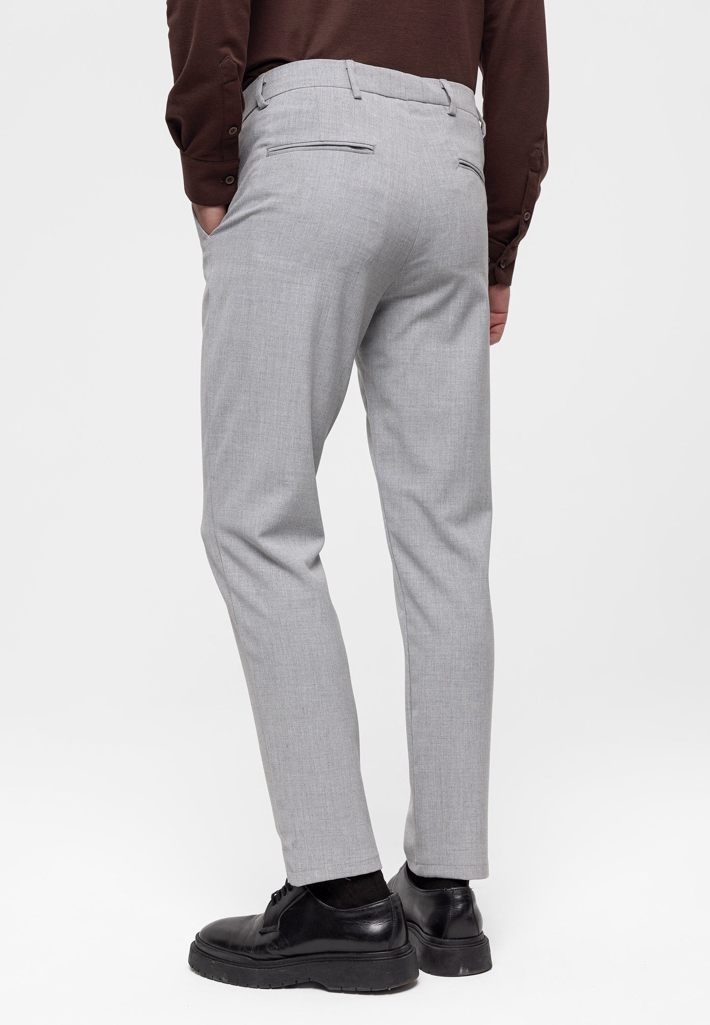Antioch Siyah Erkek Slim Fit Kumaş Pantolon