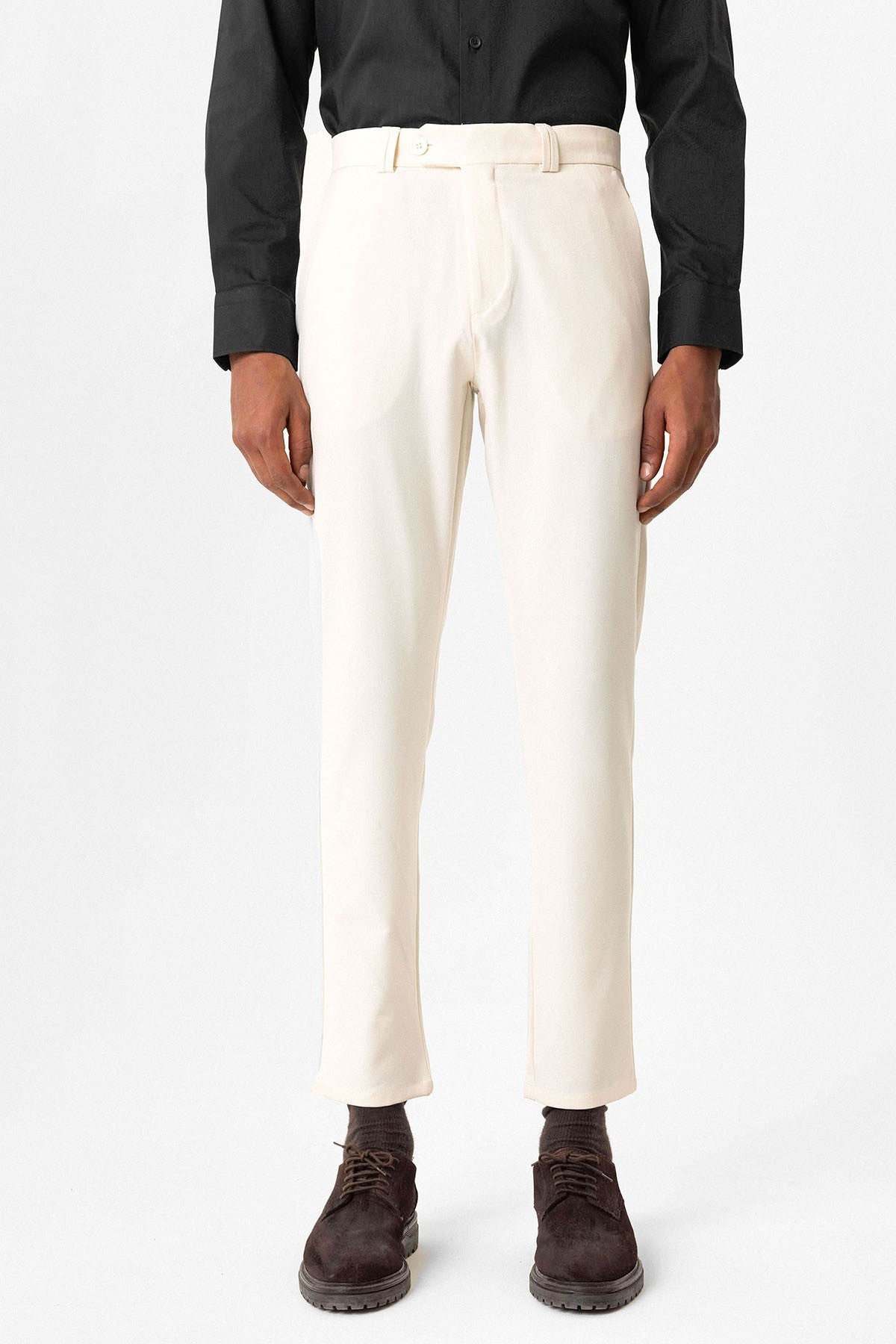 Antioch Siyah Erkek Slim Fit Kumaş Pantolon