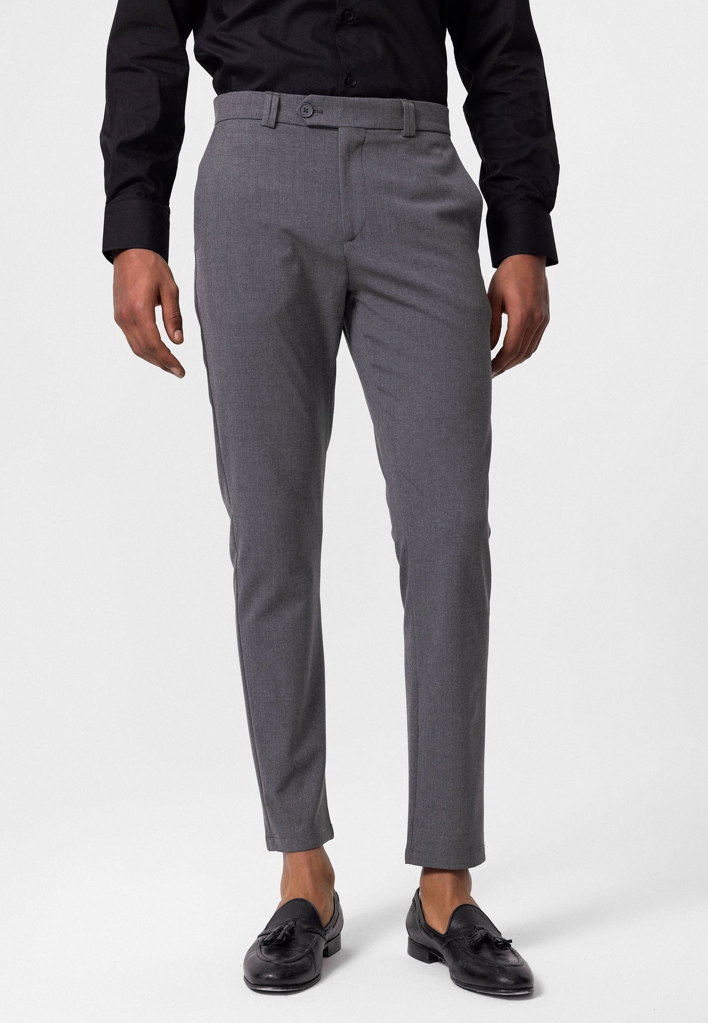 Antioch Siyah Erkek Slim Fit Kumaş Pantolon