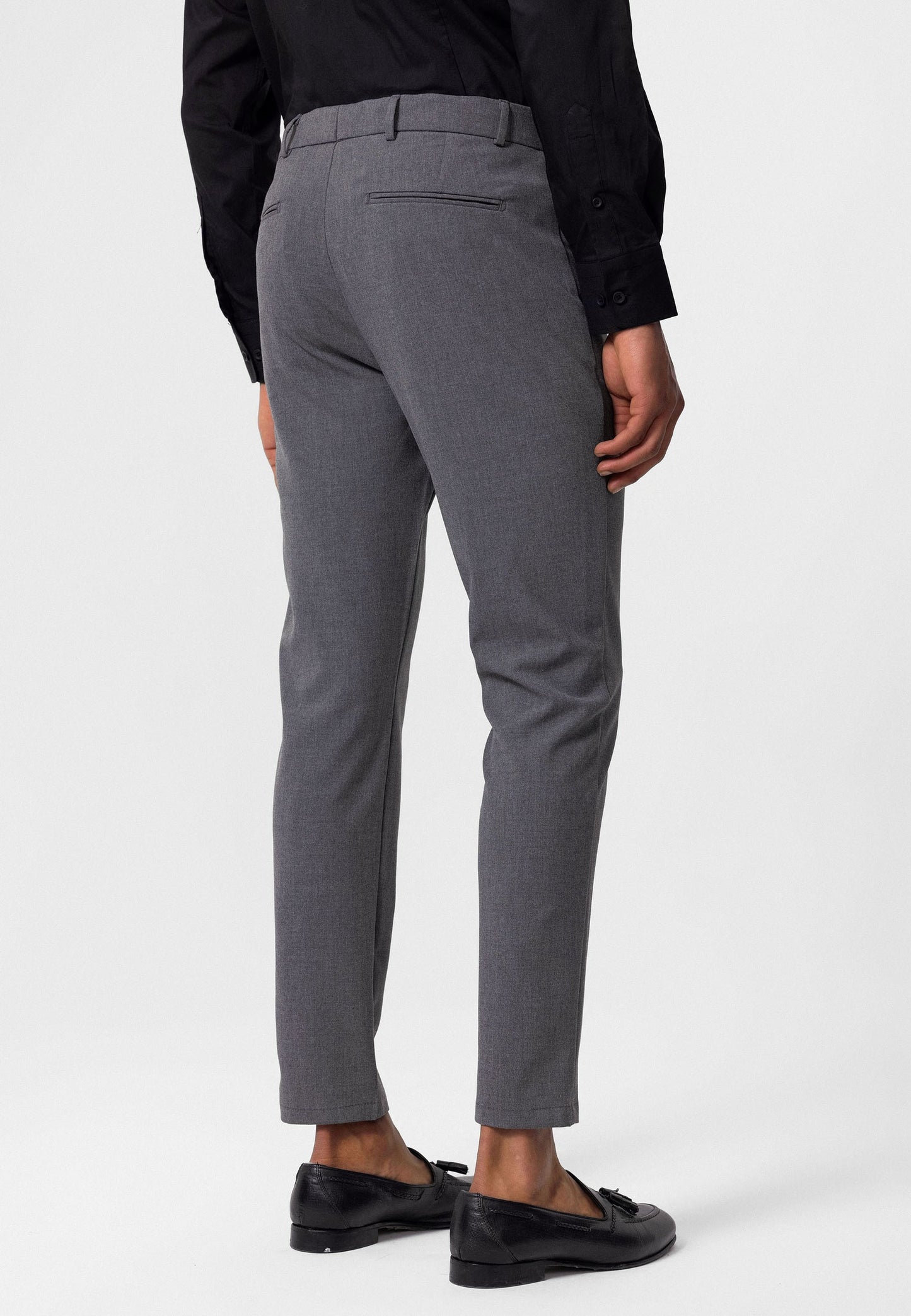 Antioch Siyah Erkek Slim Fit Kumaş Pantolon