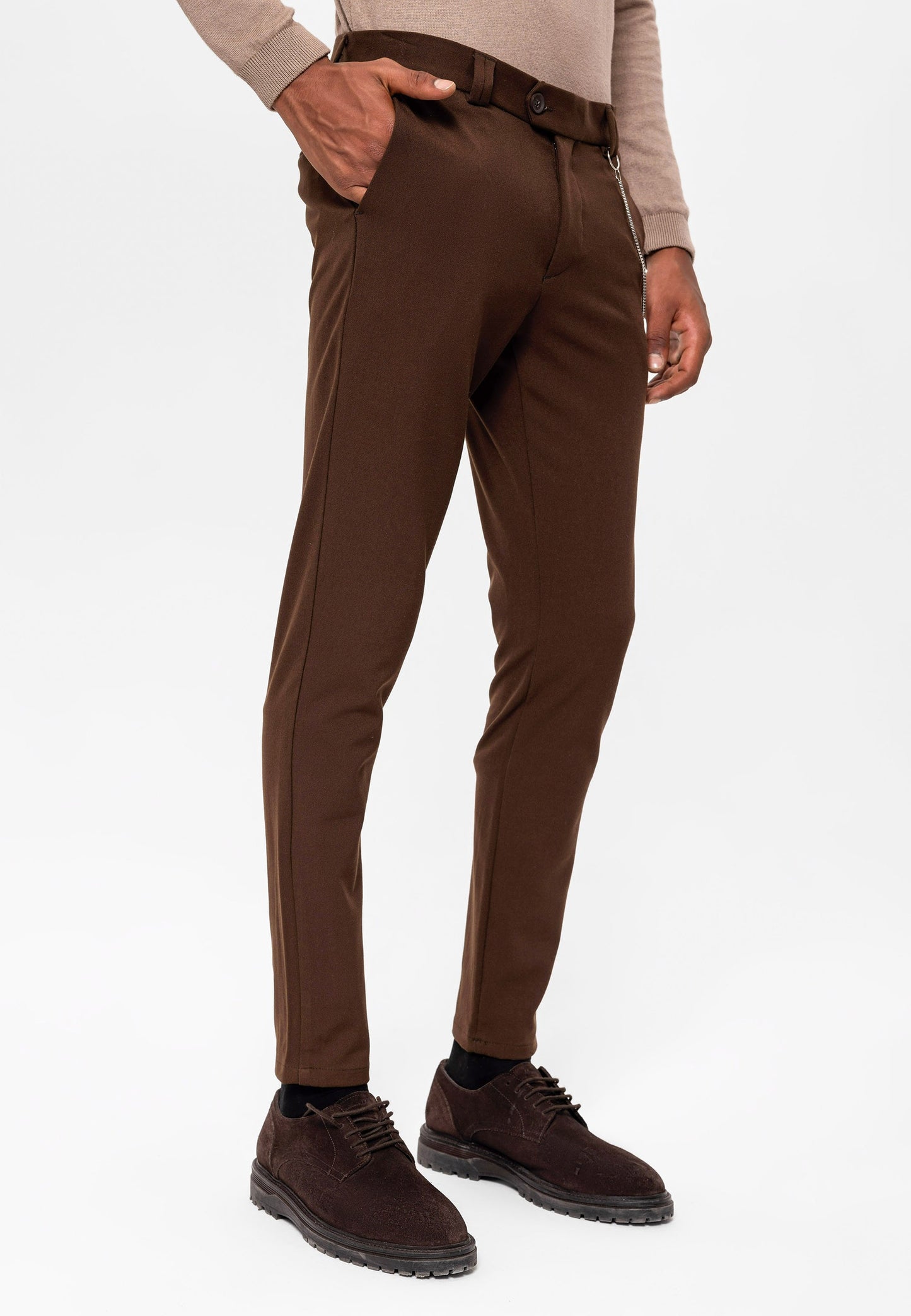 Antioch Siyah Erkek Slim Fit Kumaş Pantolon