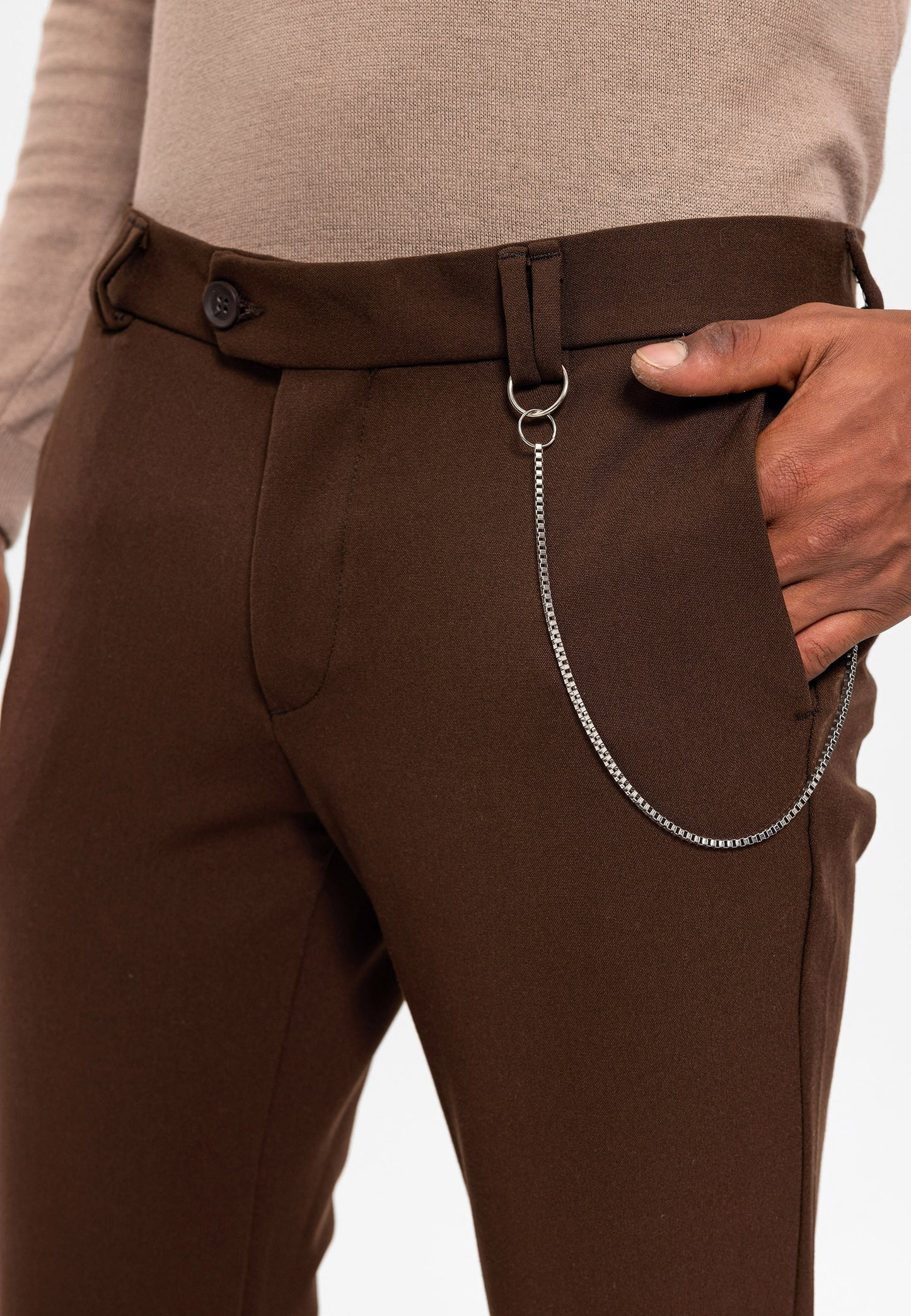 Antioch Siyah Erkek Slim Fit Kumaş Pantolon
