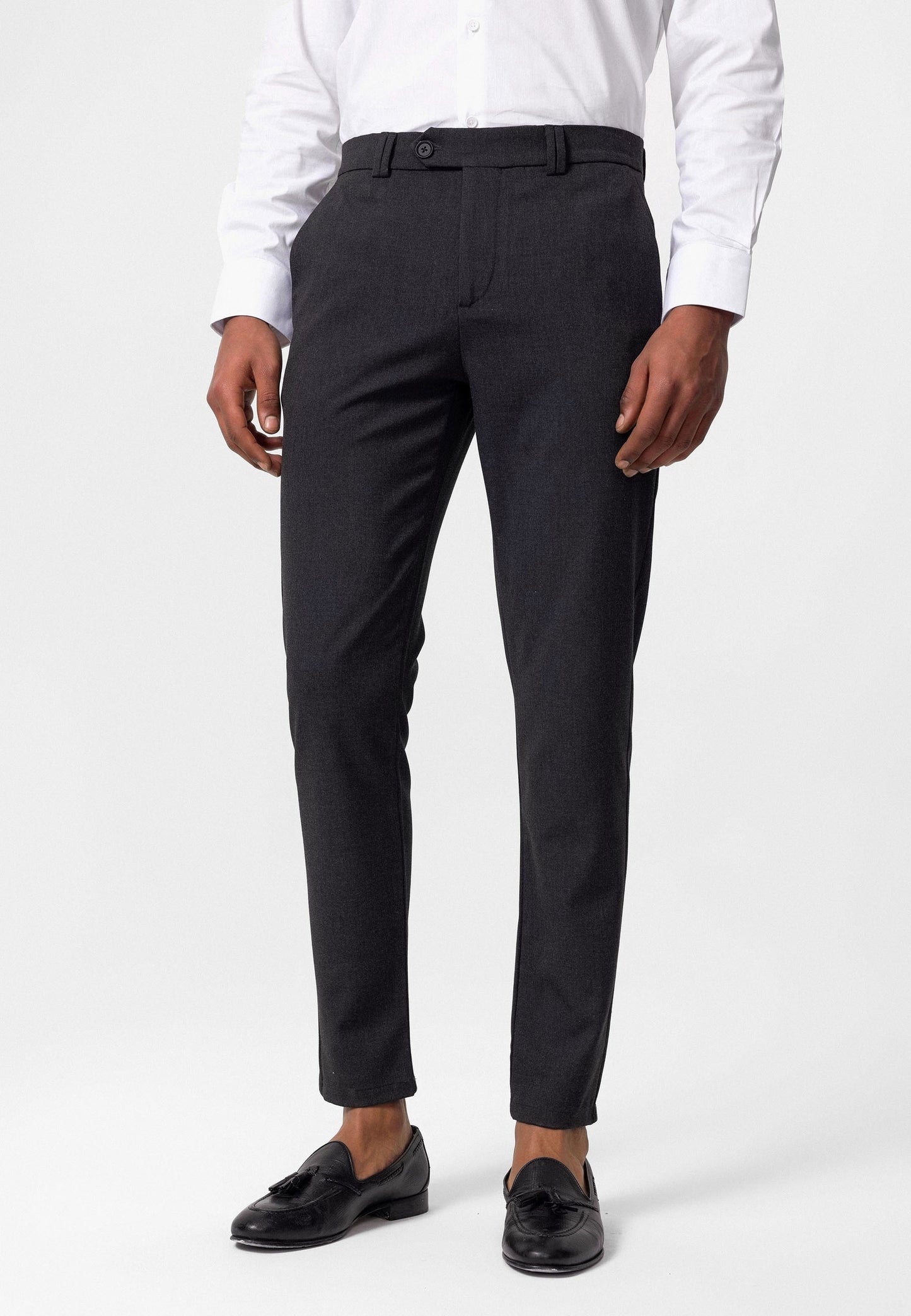Antioch Siyah Erkek Slim Fit Kumaş Pantolon