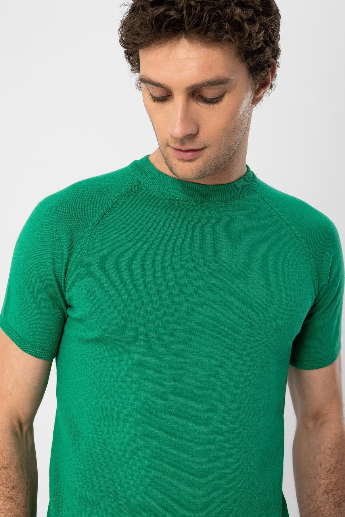 Antioch Bisiklet Yaka Triko T-Shirt