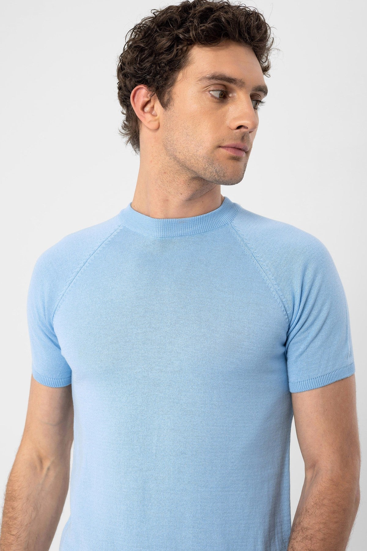 Antioch Bisiklet Yaka Triko T-Shirt
