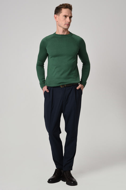 Antioch Bisiklet Yaka Slim Fit Triko Kazak