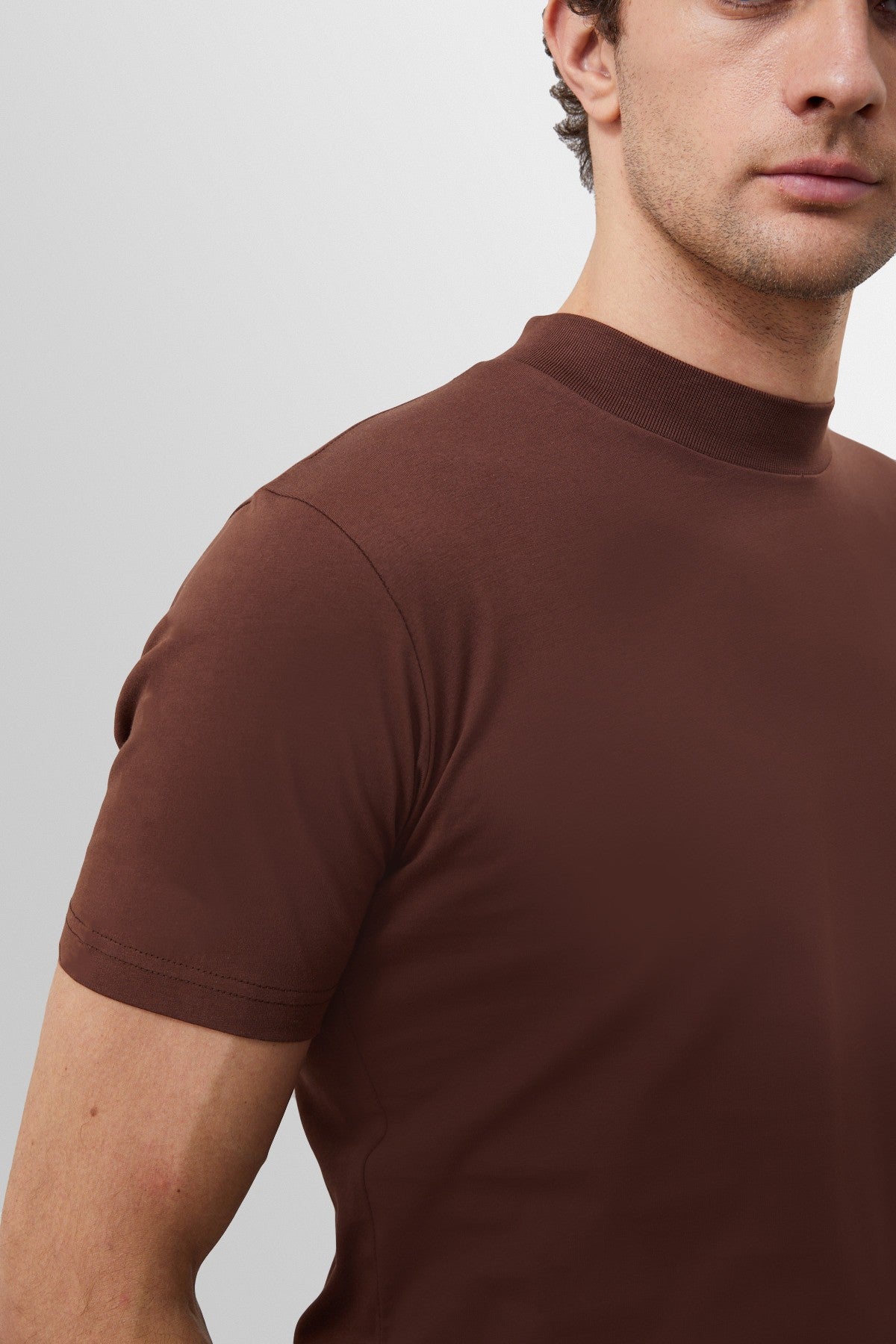 Antioch Saks Slim Fit Basic T-Shirt