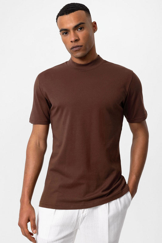 Antioch Saks Slim Fit Basic T-Shirt