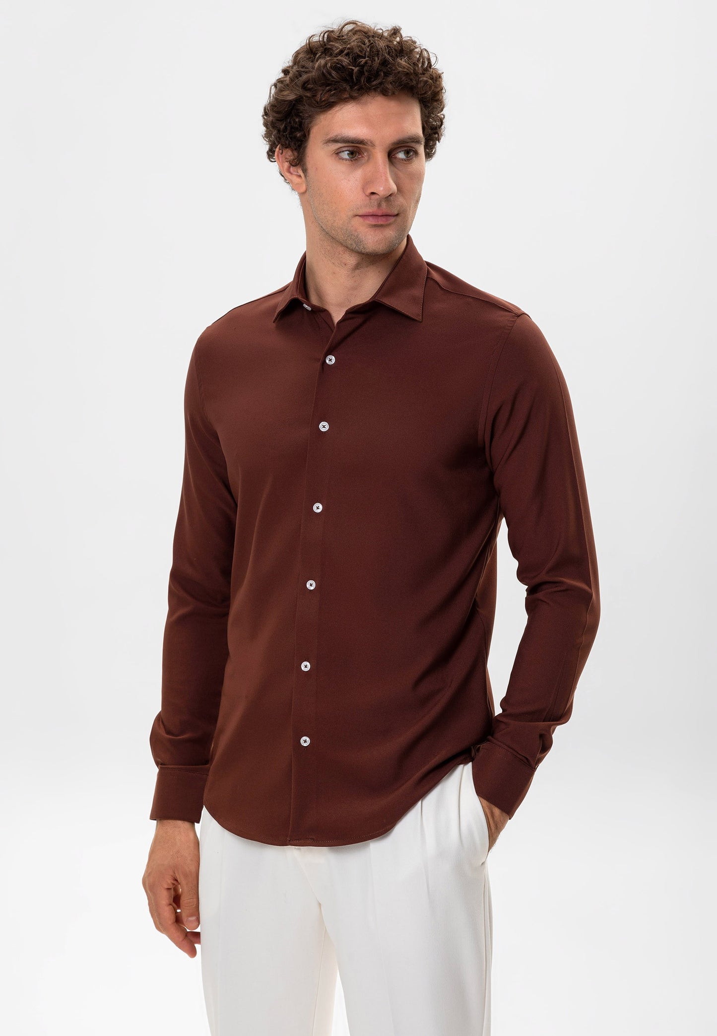Antioch Siyah Slim Fit Erkek Gömlek