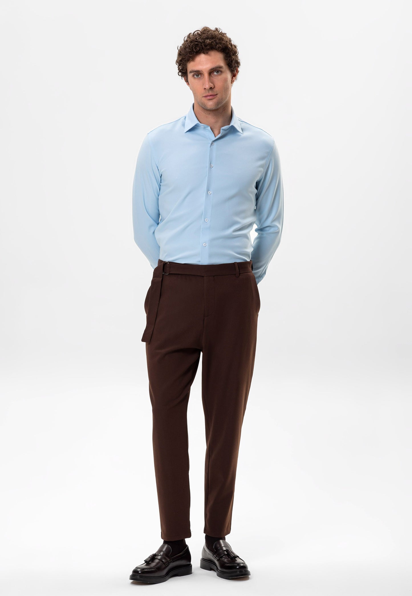 Antioch Siyah Slim Fit Erkek Gömlek