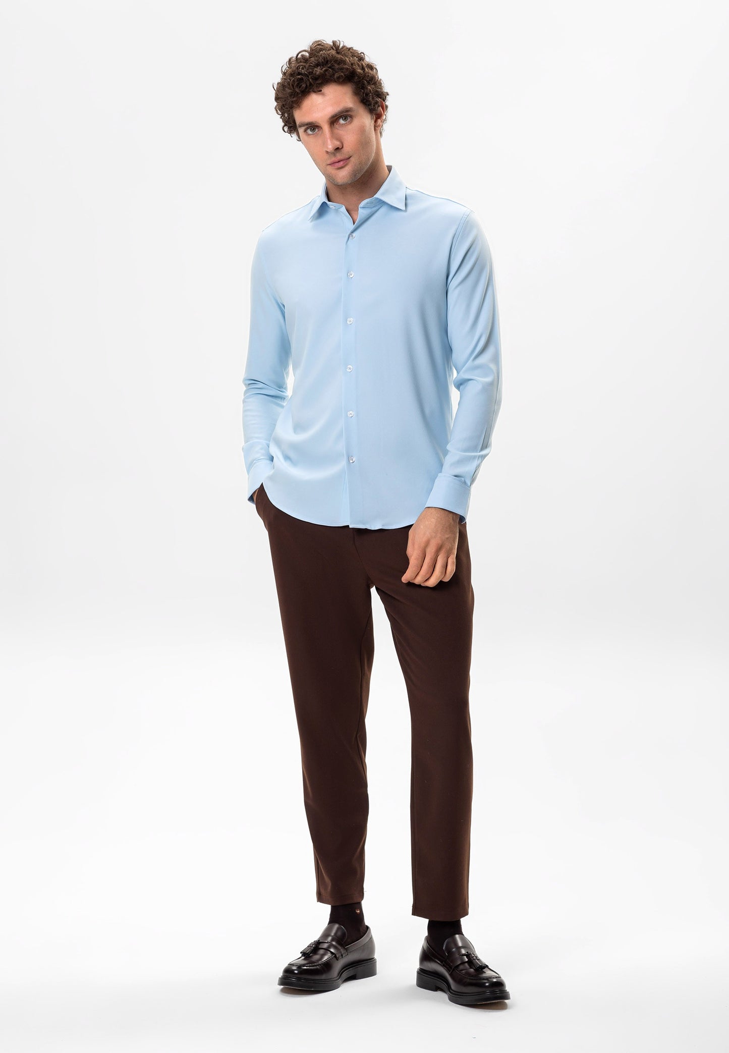 Antioch Siyah Slim Fit Erkek Gömlek