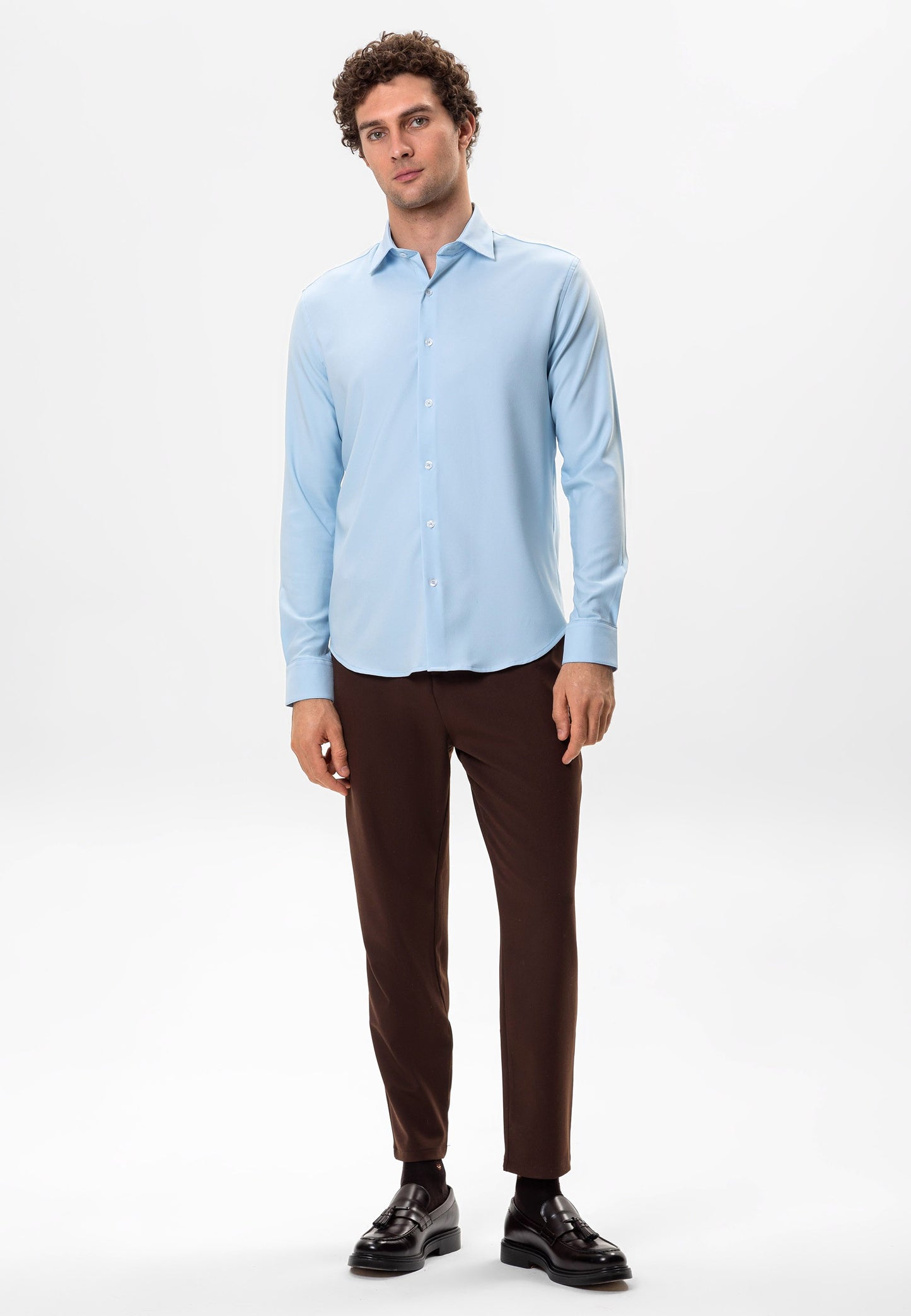 Antioch Siyah Slim Fit Erkek Gömlek