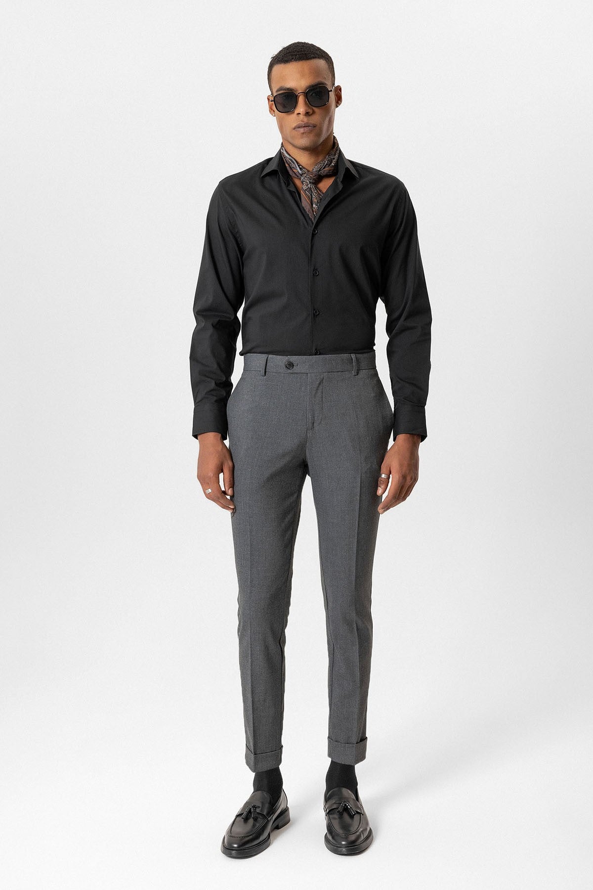 Antioch Regular Fit Duble Paça Erkek Pantolon