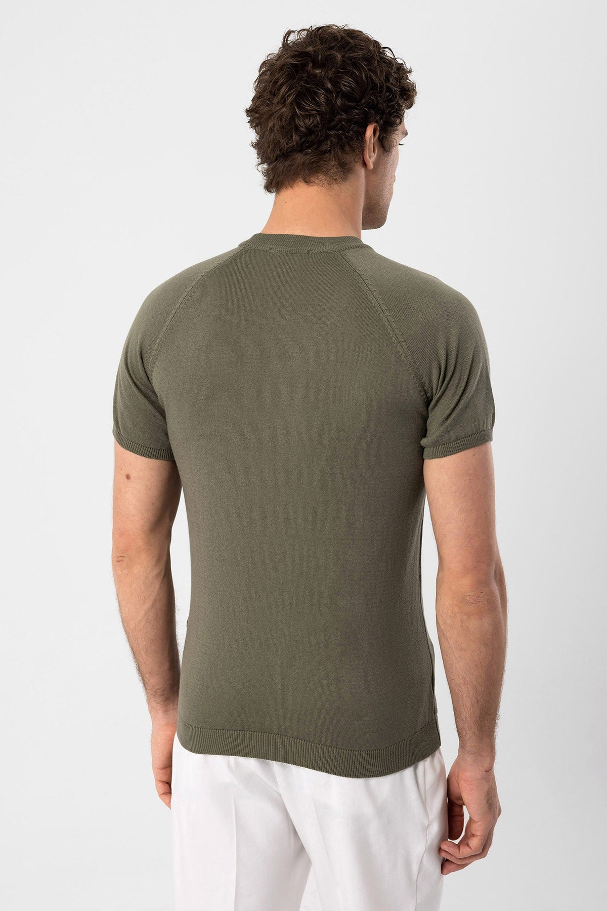 Antioch Bisiklet Yaka Slim Fit Erkek Triko T-Shirt
