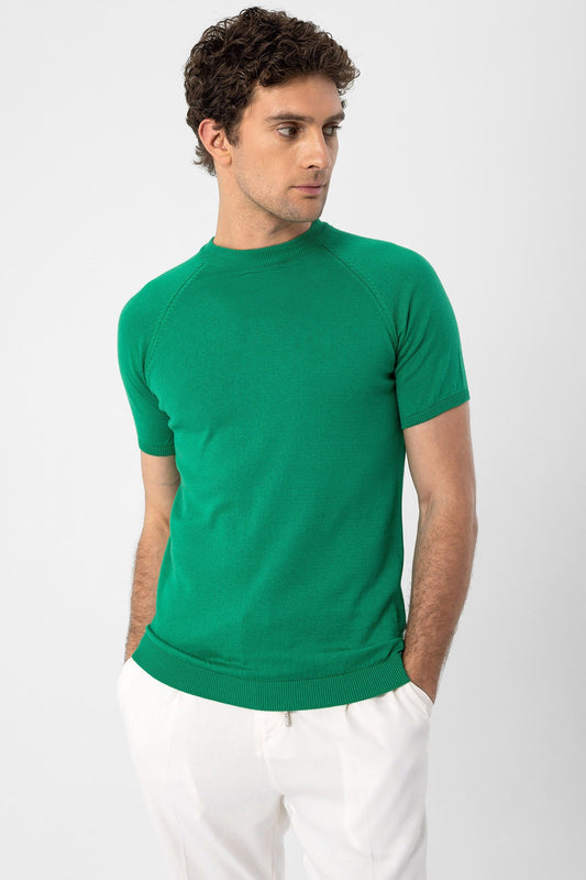 Antioch Bisiklet Yaka Slim Fit Erkek Triko T-Shirt