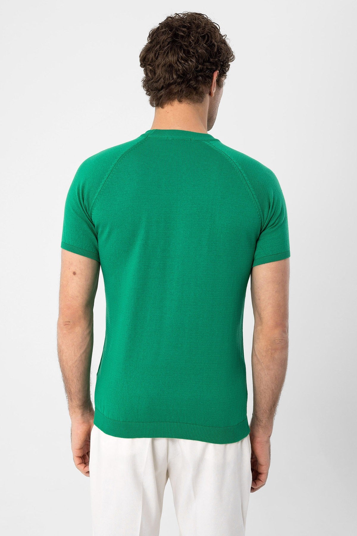 Antioch Bisiklet Yaka Slim Fit Erkek Triko T-Shirt
