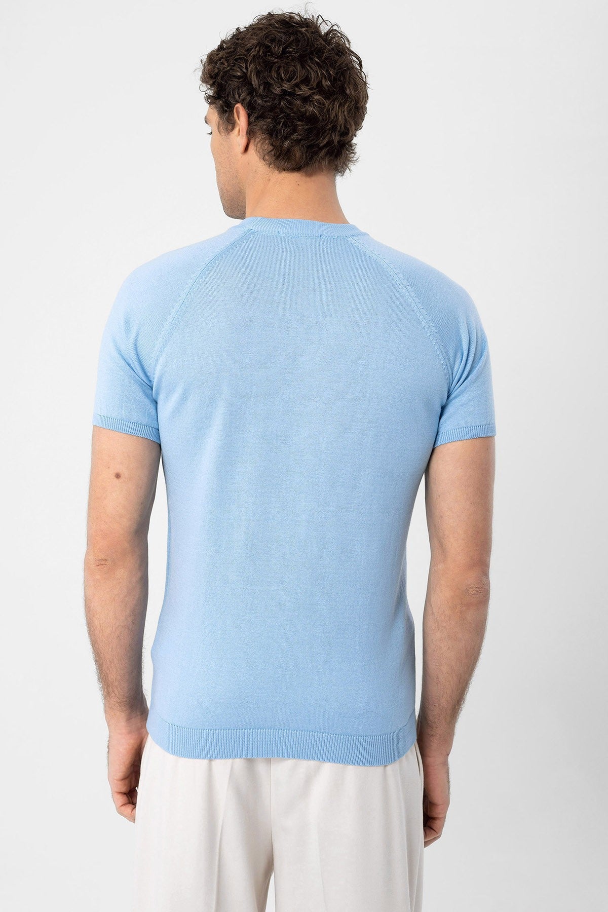 Antioch Bisiklet Yaka Slim Fit Erkek Triko T-Shirt