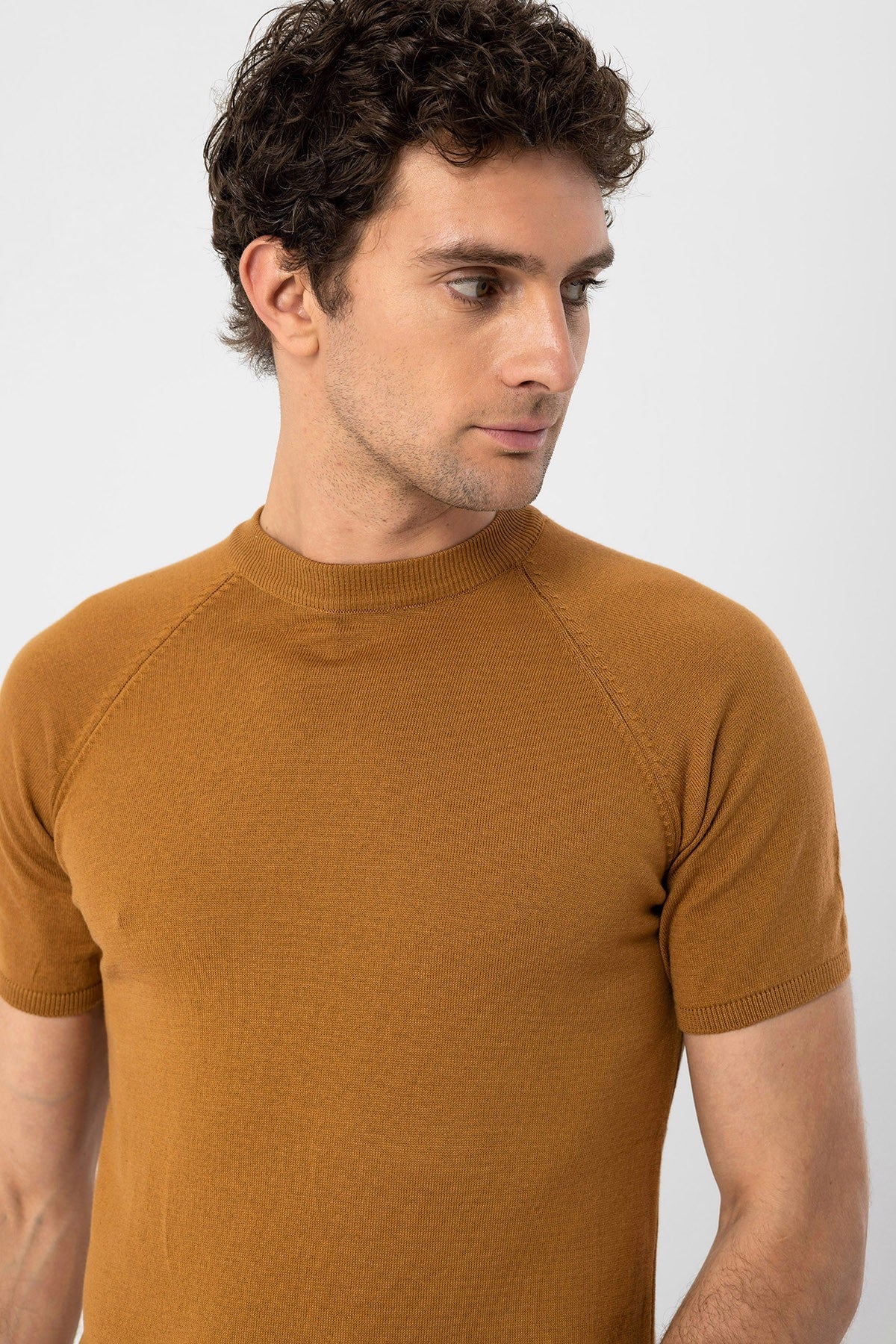 Antioch Bisiklet Yaka Slim Fit Erkek Triko T-Shirt