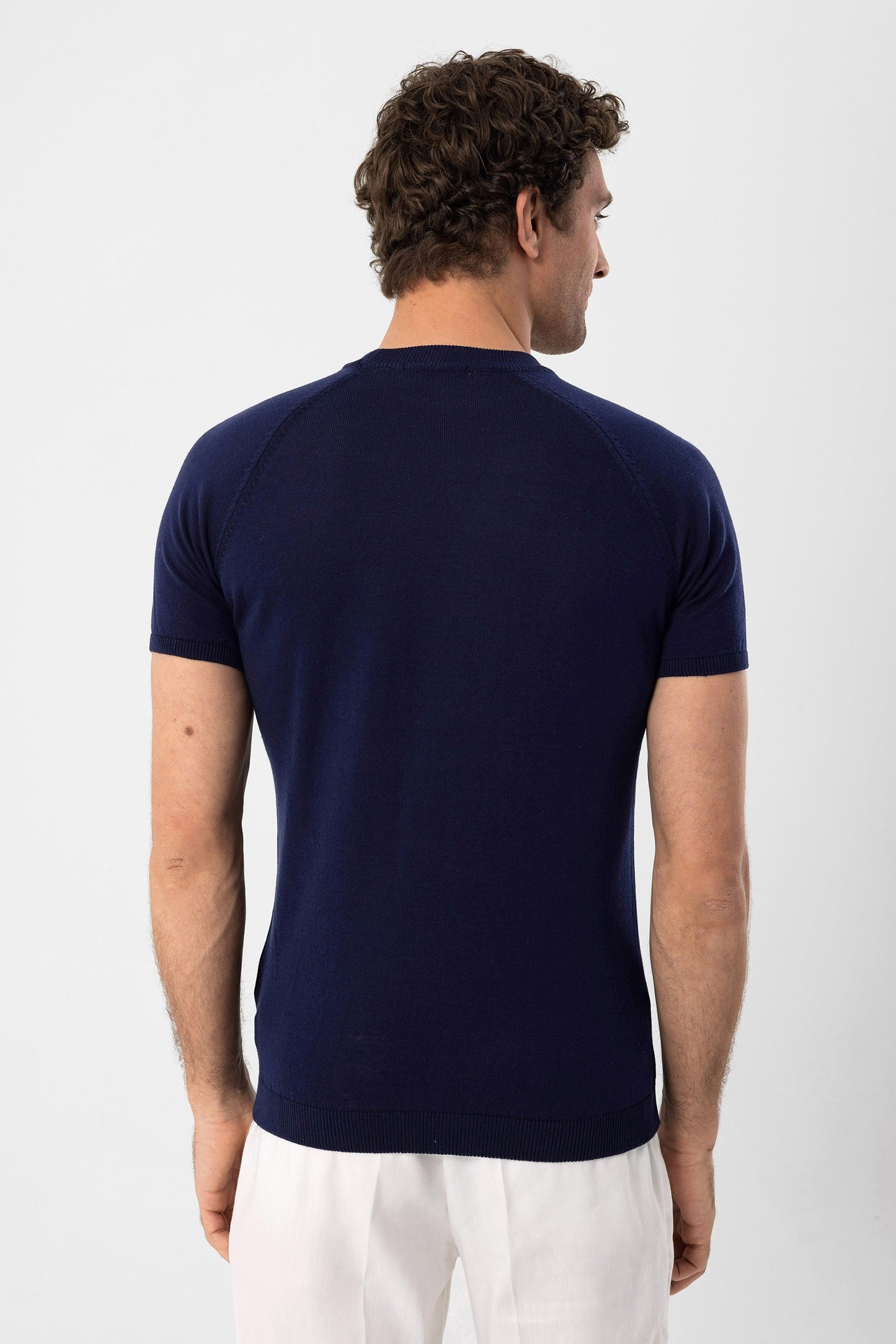 Antioch Bisiklet Yaka Slim Fit Erkek Triko T-Shirt