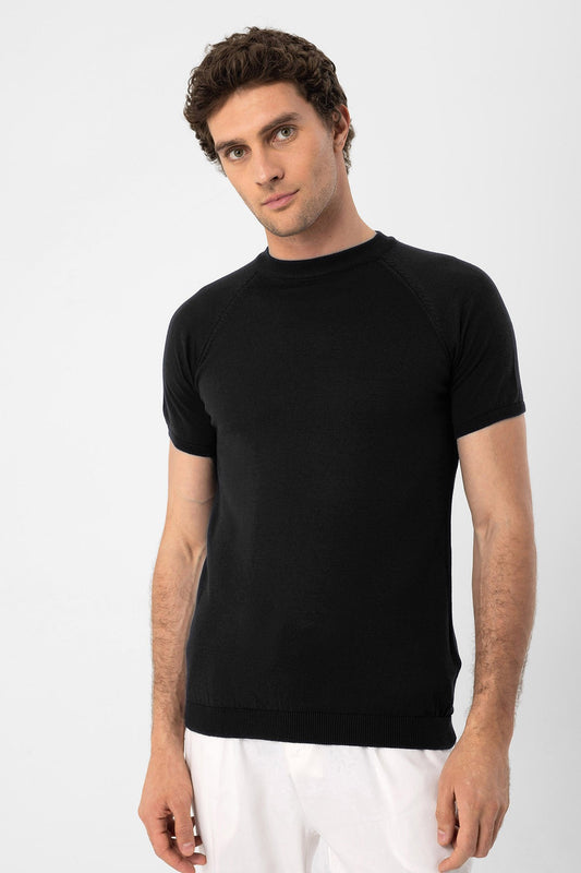 Antioch Bisiklet Yaka Slim Fit Erkek Triko T-Shirt