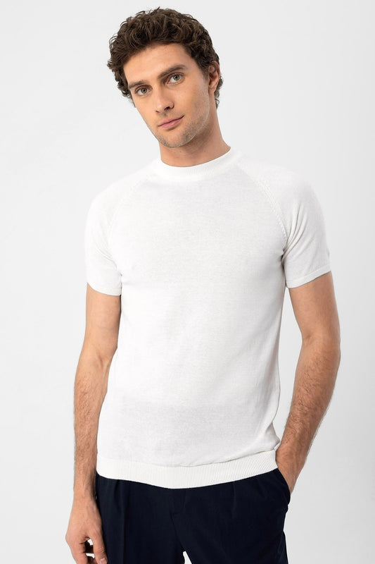 Antioch Bisiklet Yaka Slim Fit Erkek Triko T-Shirt