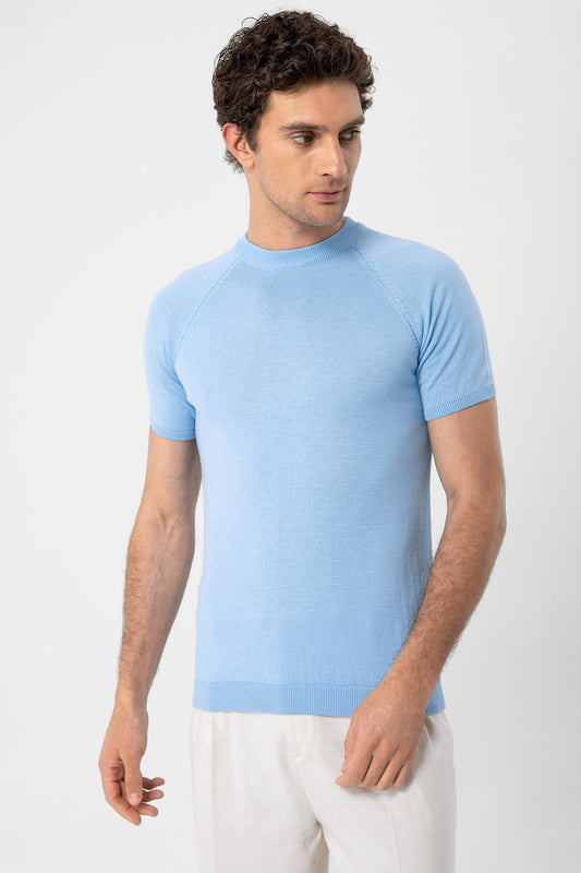Antioch Bisiklet Yaka Slim Fit Erkek Triko T-Shirt