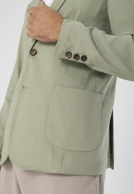 Antioch %100 Keten Erkek Blazer Ceket