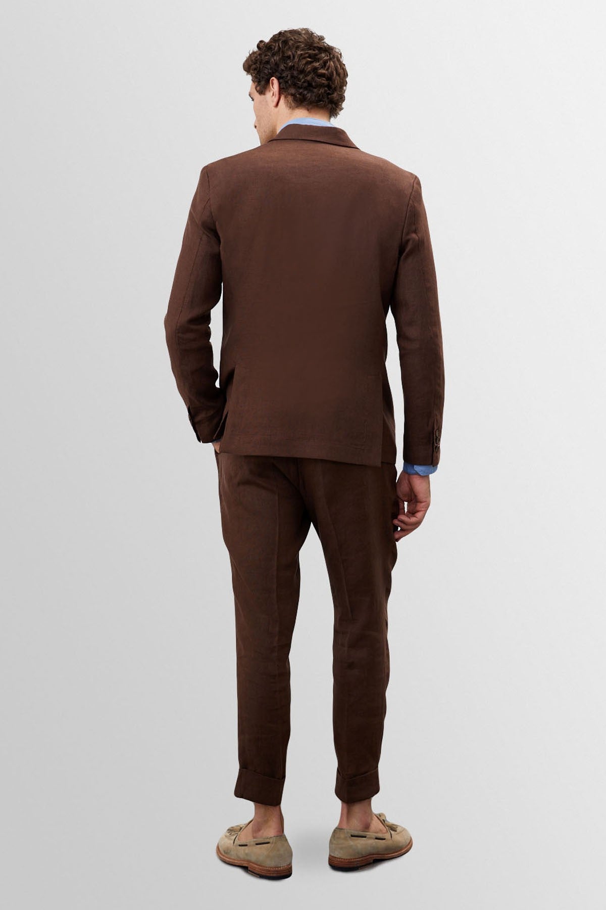 Antioch %100 Keten Erkek Blazer Ceket