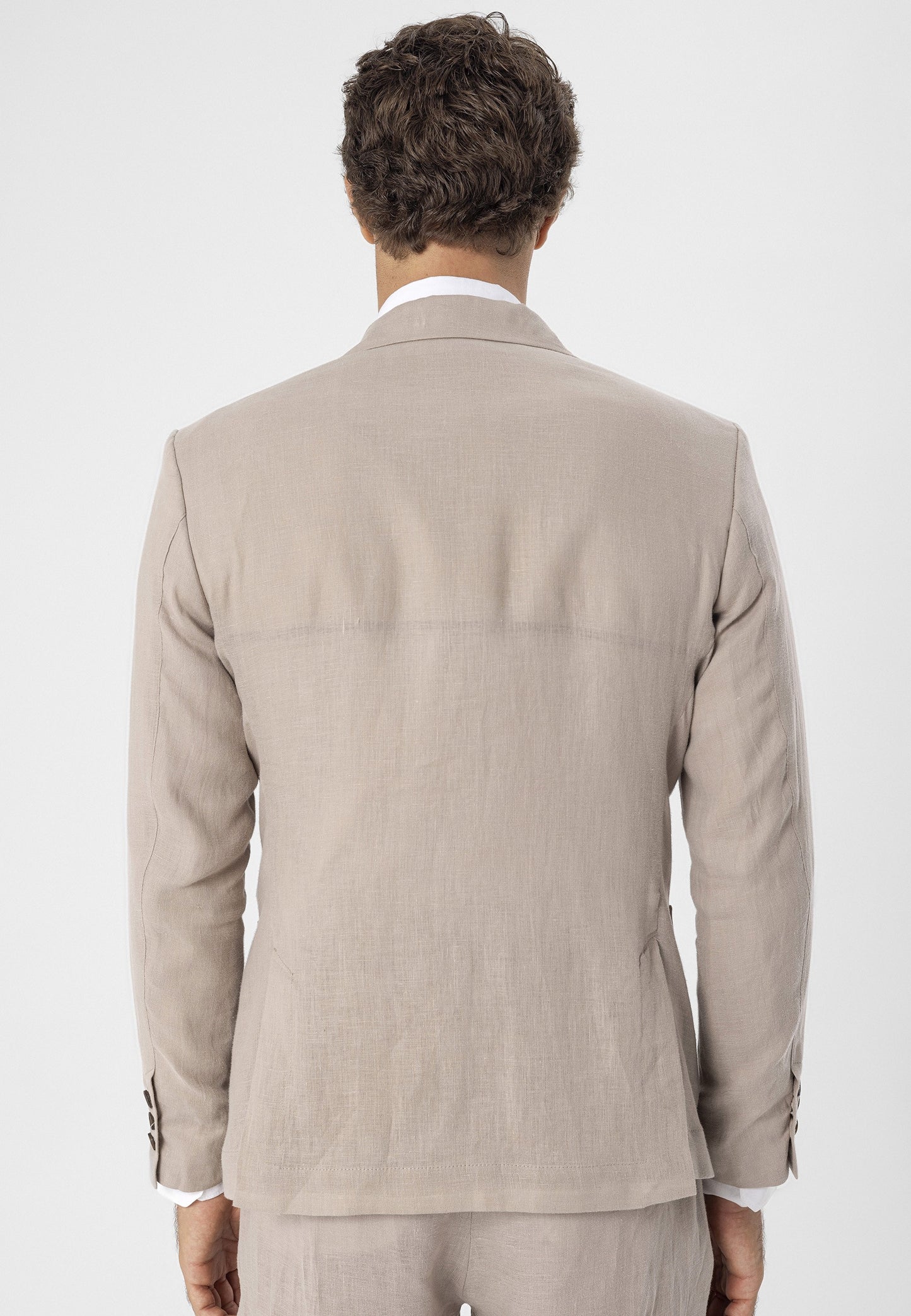 Antioch %100 Keten Erkek Blazer Ceket