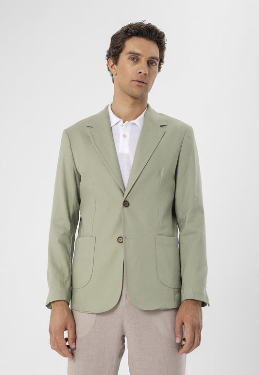 Antioch %100 Keten Erkek Blazer Ceket