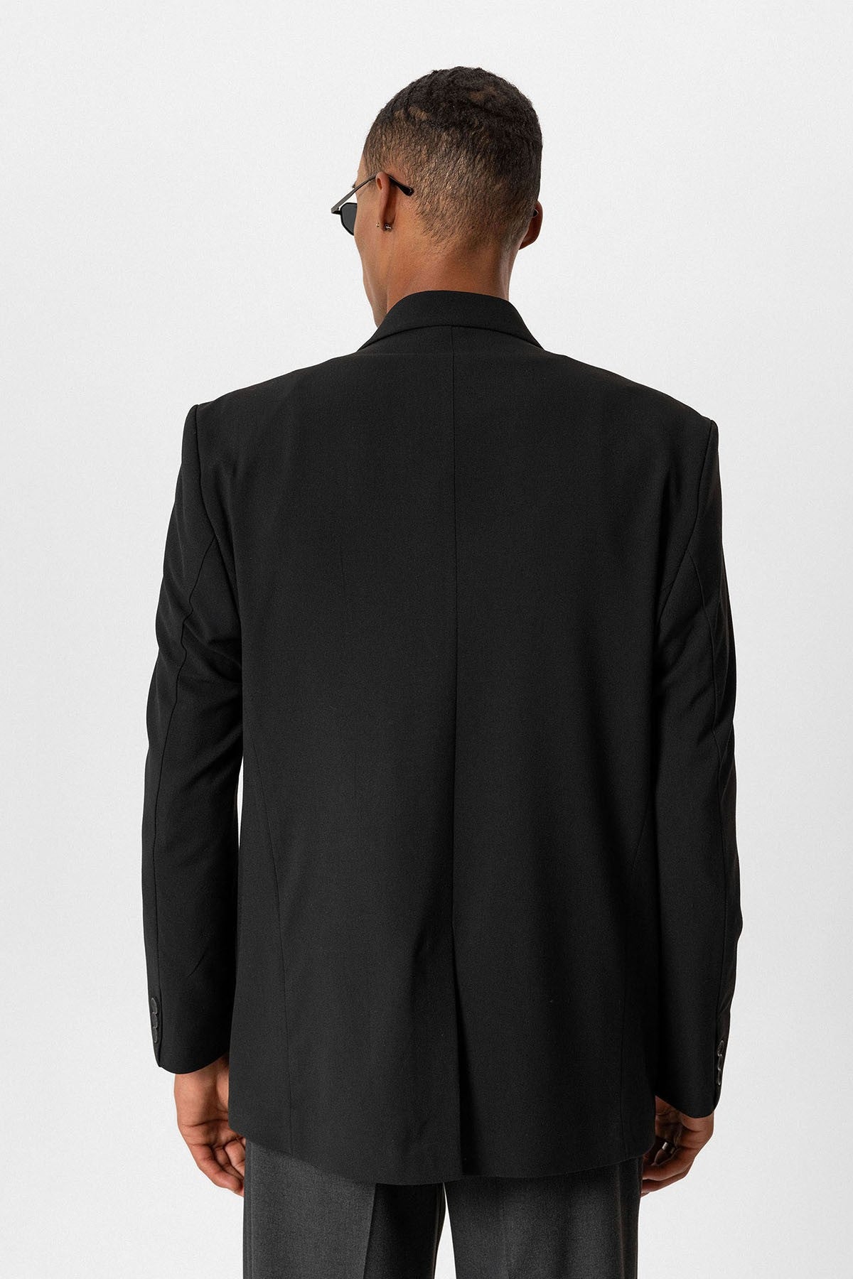 Antioch Torba Cepli Kruvaze Erkek Blazer Ceket