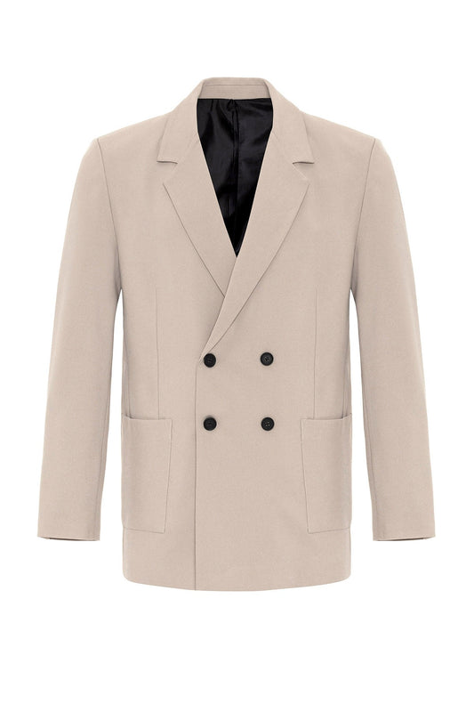 Antioch Torba Cepli Kruvaze Erkek Blazer Ceket