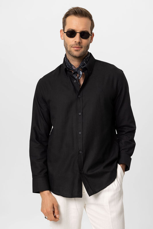 Antioch Yaka Düğmeli Slim Fit Erkek Gömlek