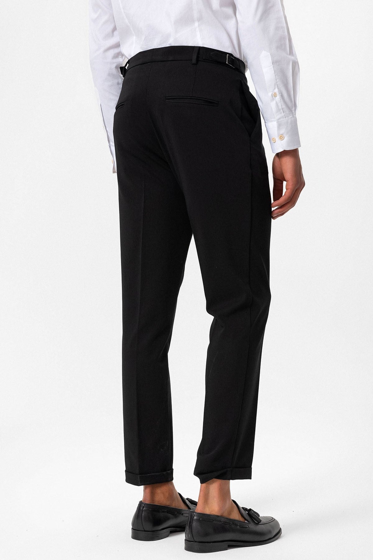 Slim Fit Duble Paça Erkek Pantolon