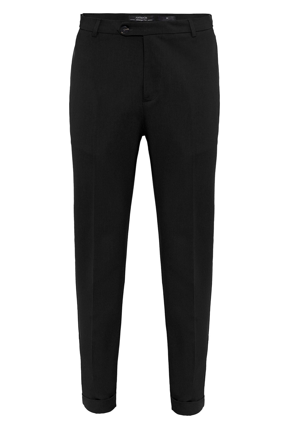 Slim Fit Duble Paça Erkek Pantolon