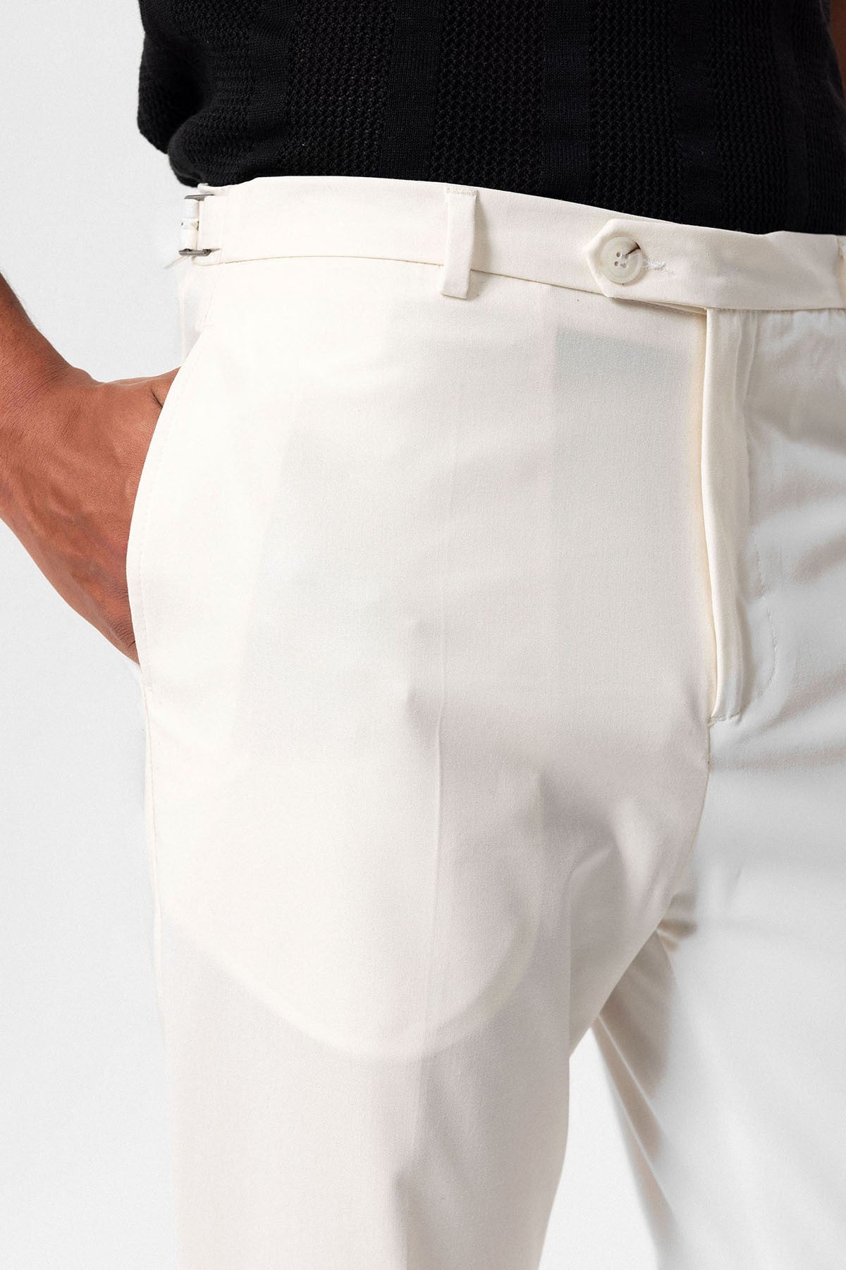 Slim Fit Duble Paça Erkek Pantolon