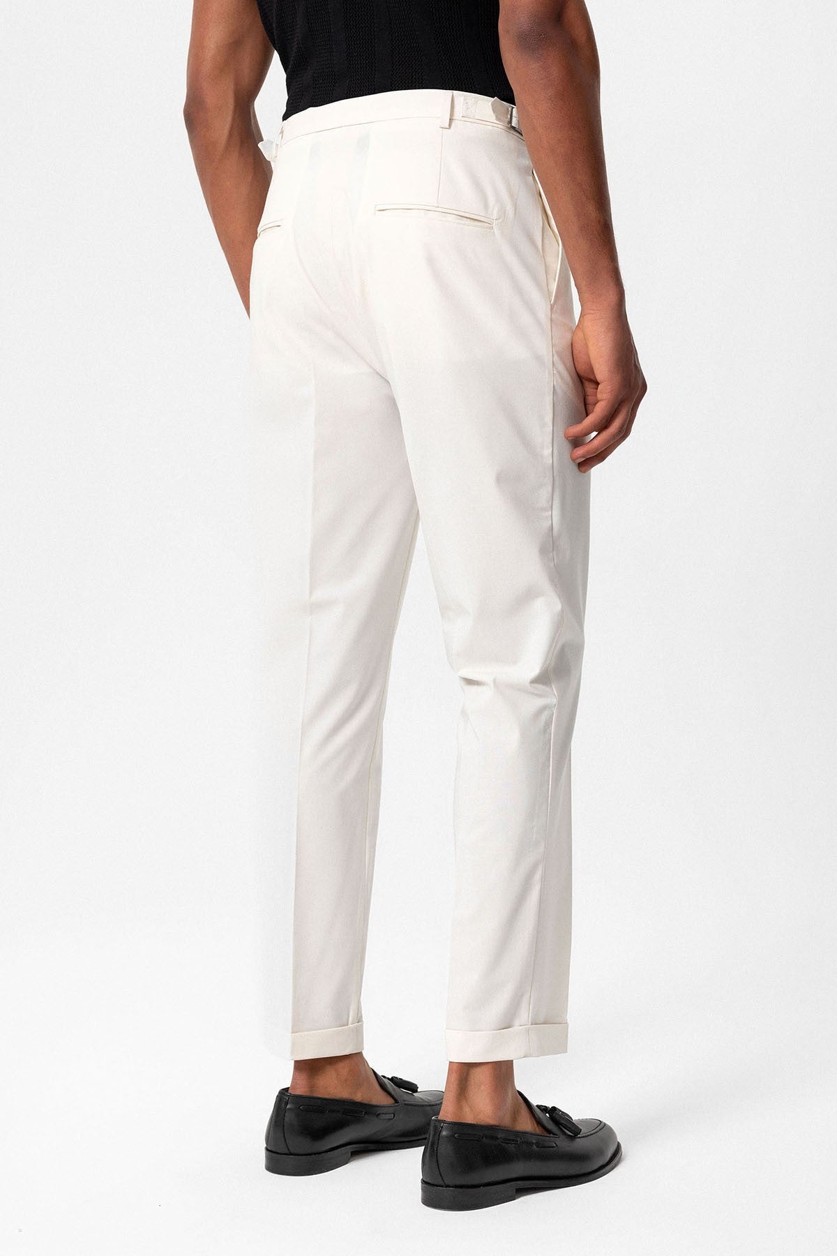 Slim Fit Duble Paça Erkek Pantolon