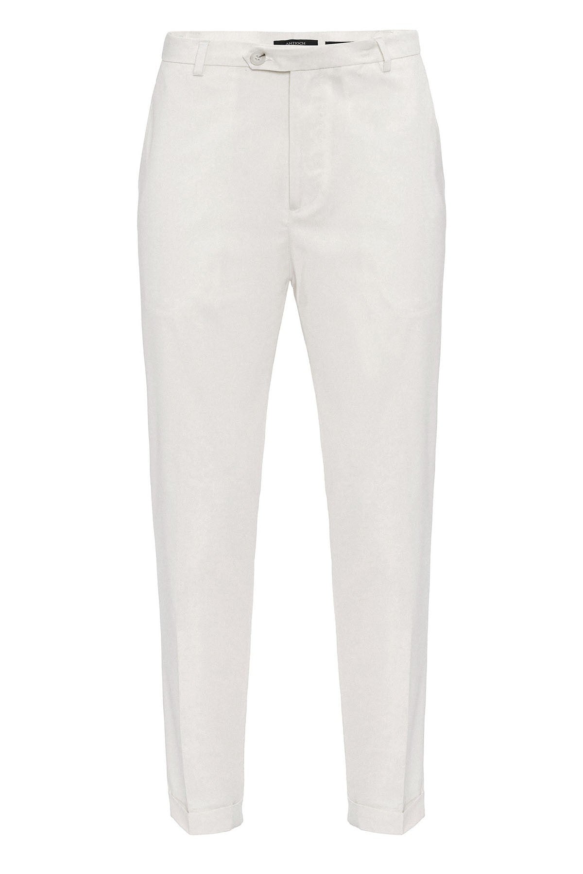 Slim Fit Duble Paça Erkek Pantolon