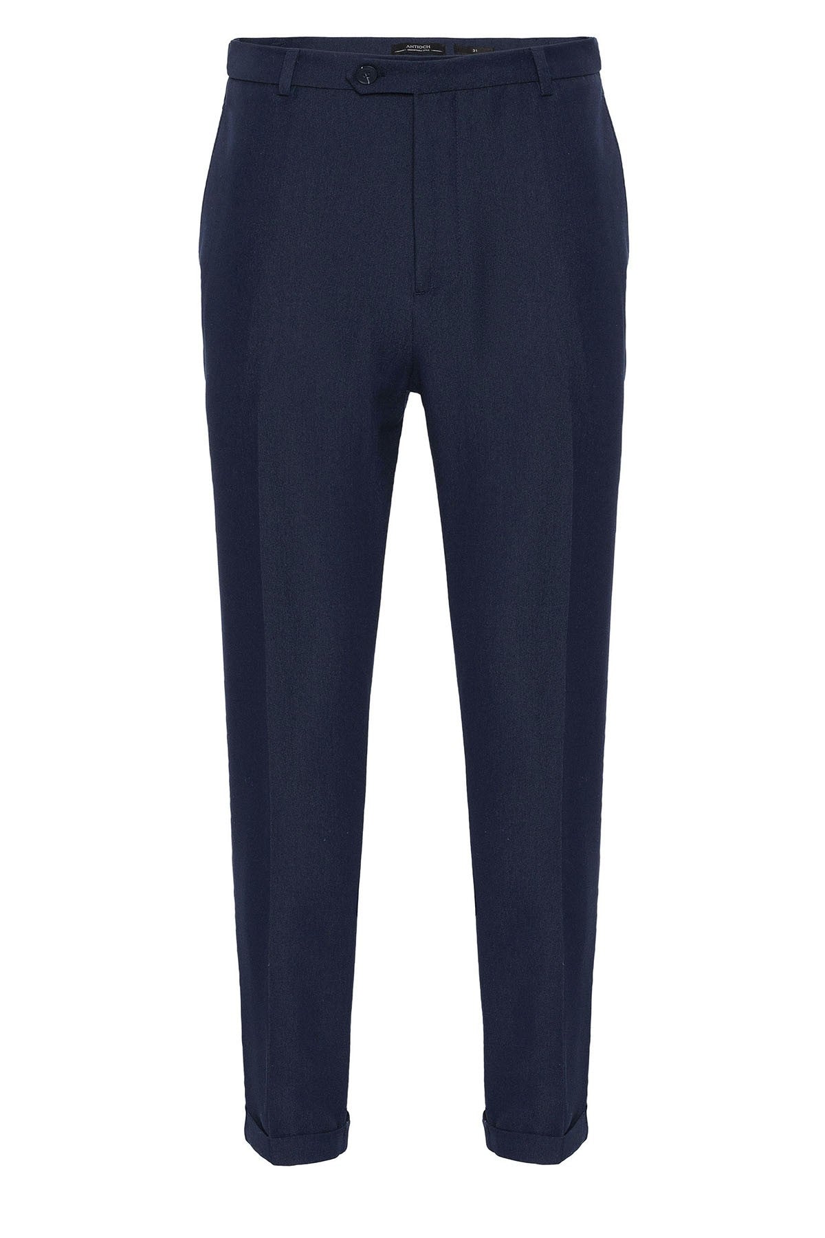 Slim Fit Duble Paça Erkek Pantolon