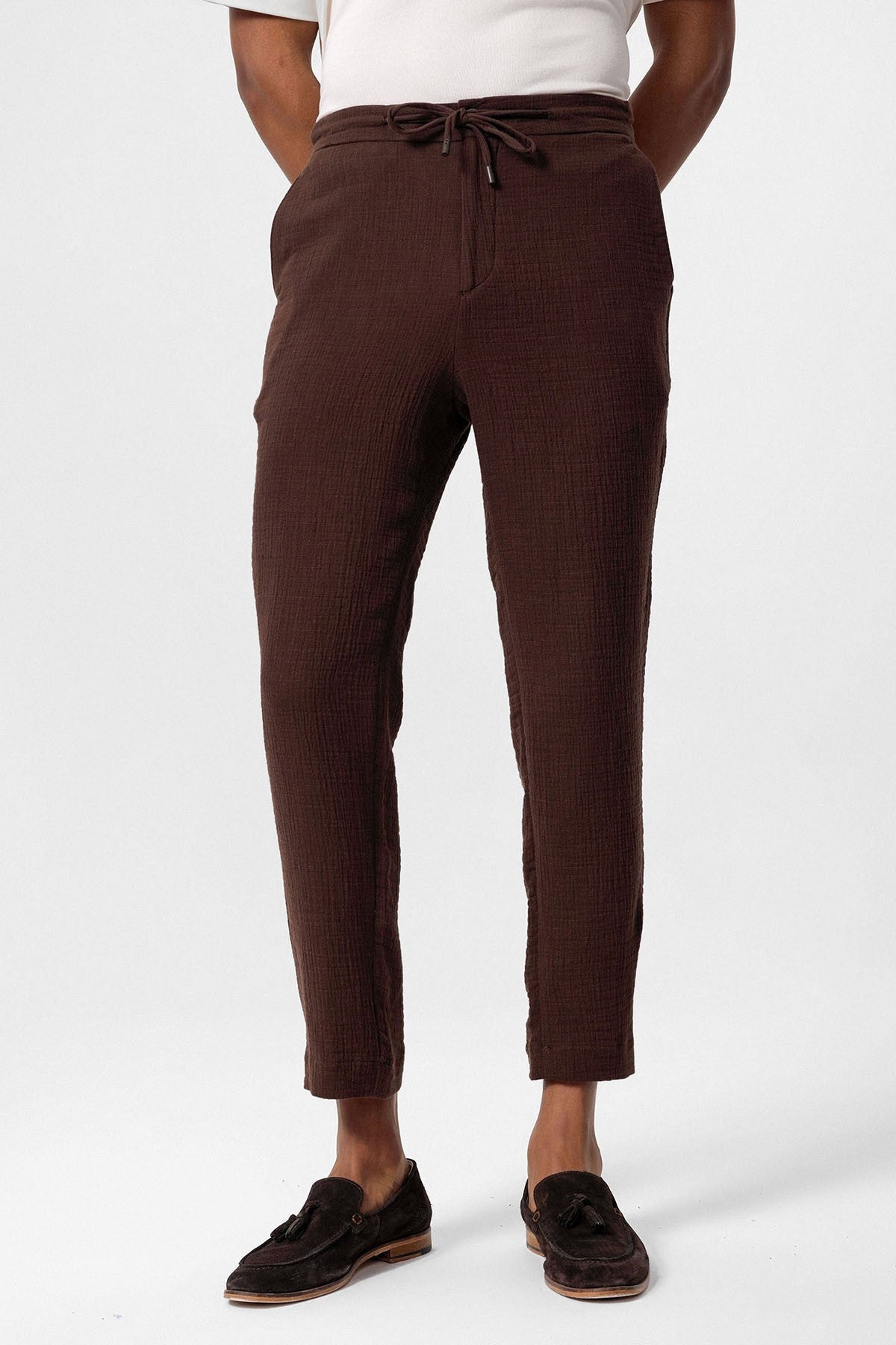 Antioch Regular Fit Beli İpli Erkek Pantolon