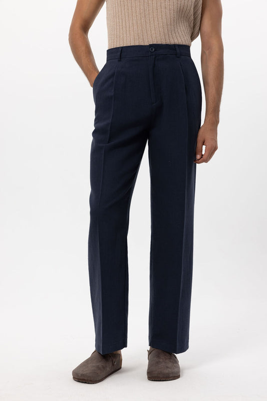 Antioch Keten Karışımlı Baggy Erkek Pantolon