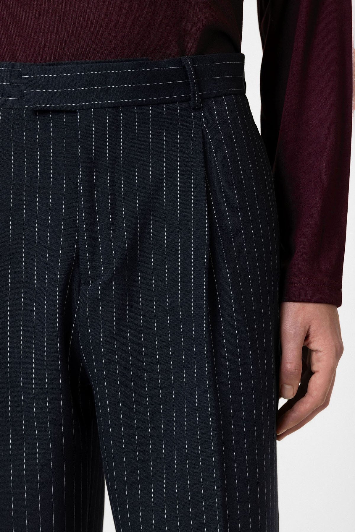 Antioch Çizgili Relaxed Fit Erkek Pantolon