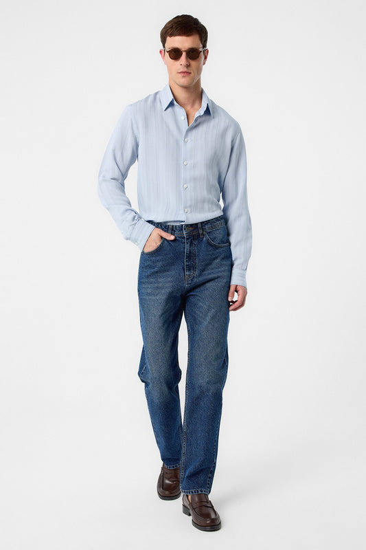 Antioch Yüksek Bel Regular Fit Erkek Kot Pantolon